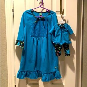 Dollie & Me matching Girl & 18” doll dress